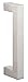 Sure-Loc BARN-SQ1 9" Single Sliding Barn Door Pull - Satin Stainless
