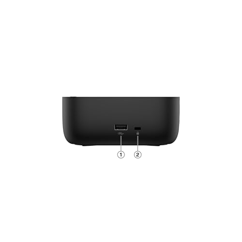 Image of HP USB-C Docking Station 100W G6 Multiport with Cable - HDMI 2.1, 2 x DisplayPort 1.4, 3 x USB-A, USB-C, RJ45, Audio, Compatible with myHP, Windows, MacOS and Chrome OS - Amazon Exclusive