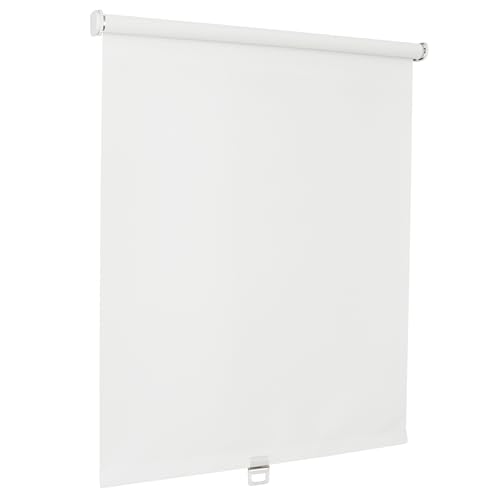 Print Cycero packaging Store Enrouleur à Ressort - Automatique Tamisant - 70 x 230 cm Blanc - Store à Tirage Central - Rideau Standard à Tirage Manuel