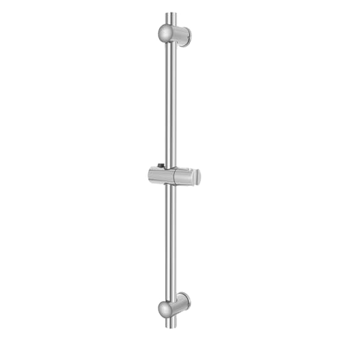 Barre de douche en acier inoxydable, 66 cm de long, support de douche réglable en hauteur et en angle, pour salle de bain, douche, toilettes