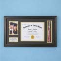 Collections Etc Graduation Photo and Diploma Keepsake Frame