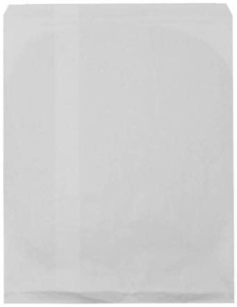 50 Bags Flat Plain Paper or Patterned Bags for candy cookies, merchandise, pens, Party favors, Gift bags (8.5" x 11", Plain White) - Image 3