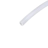 Longitud: 1 m. Tubo de silicona de 4 mm ID x 6 mm OD Tubo de silicona flexible de 1 m Tubo de transferencia de manguera de aire transparente para bomba