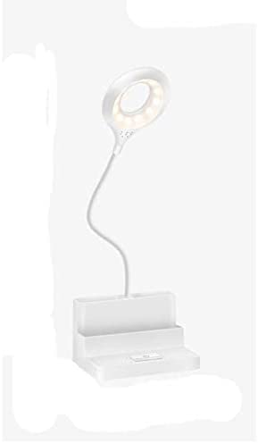 Lampe de bureau LED rechargeable avec port USB et porte-stylo intégré pour chambre d'enfant