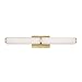 Modern Forms WS-3127-BR Contemporary Modern LED Bath from Vogue Collection in Brass Finish, Stainless Steel