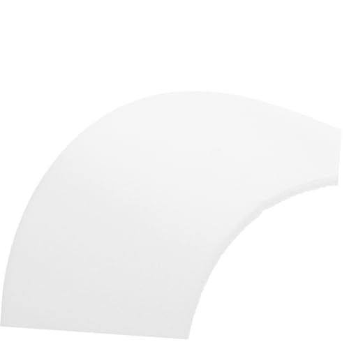 10pcs Fashionable Boys and Girls Hat Brim Inserts Plastic Hat for Visor Easy Installation White4