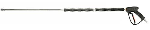 Erie Tools 5000 PSI 8 GPM Pressure Washer Gun and 48in. Wand 300Â° F Hot Water Grade with Trigger Lock 3/8in. QD Plug x 1/4in. NPT