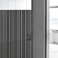 Película decorativa de ventana Loview Black Geometric Stripe miniatura 1