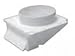 Lambro 143B Brown Plastic Under Eave Vent, 4-Inch