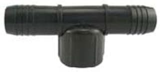 1 in. Female Boshart Combination Hose Tee Combo, Black - Polyethylene