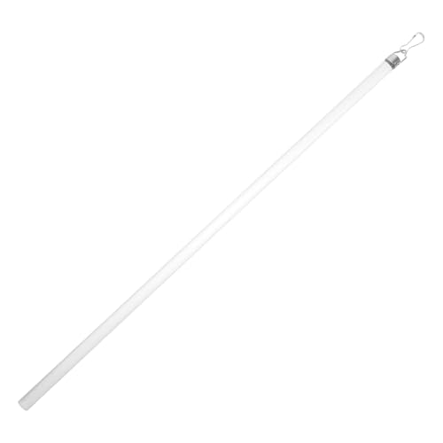 FUNOMOCYA Barra De Cortina Versátil De Acrílico Transparente 50 Cm Diámetro 12 Mm para Ventanas Corredizas, Barra De Tracción Portátil para Dormitorio y Hotel, Varilla Resistente y Funcional