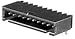 Conn Shrouded Header (4 Sides) HDR 12 POS 2.54mm Solder RA Side Entry Thru-Hole Tube