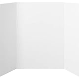 Elmers 730205 Project Board Display, Tri-Fold Board, 36 in.x48 in, White