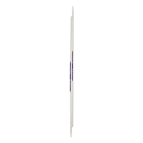 Dritz Par de Agulhas para Tricô Ergonomics 3.5mm - 35cm - 57027 - Prym, Branco/roxo