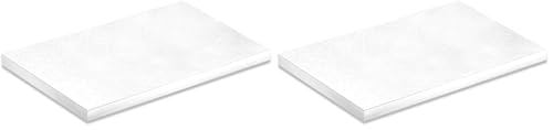Dekora - Base Rectangulaire Blanche pour Gâteaux 30x40cm, Hauteur 1.2cm - Idéal pour Tous Types de Célébrations, Anniversaires et Fêtes. (Lot de 2)