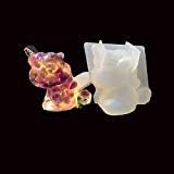 Miniatura 6 de WYD Molde de modelado de unicornio 3D Molde de fondant de epoxi Molde UV de moldes para pasteles