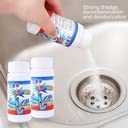 IndiaZone Wild Tornado Sink & Drain Cleaner Chemical Powder Removes Clogs, Blockages in Washbasin, Sinks, Pipes within 30 Minutes, No Manual Hassle with Drain spring pipe, Plunger, Drain Stick, Cleaning Hook