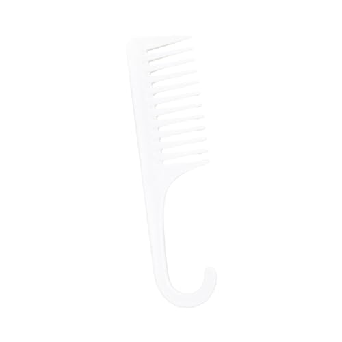 ＡＷＨＡＯ Peignes à Dents Larges Peigne Démêlant pour Cheveux épais Longs Bouclés Peigne de Coiffure, blanc