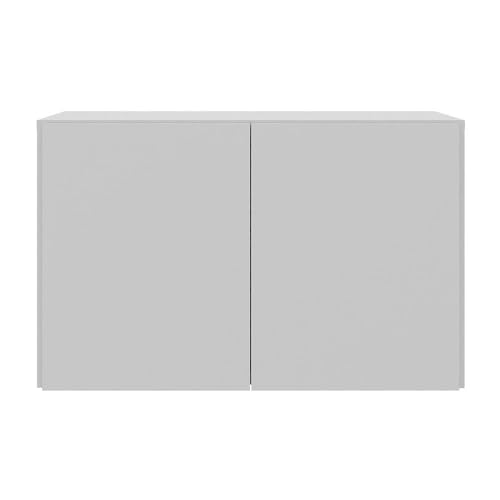 Armário de Lavanderia Aéreo Multiuso 2 Portas Multimóveis Mp5040 Branco