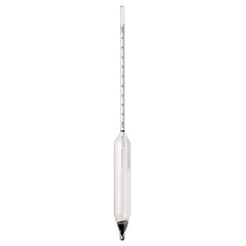 H-B Instrument B61891-3600 Plain-Form Glass Hydrometer, ASTM 127H, 1.100-1.150 Sg/0.0005