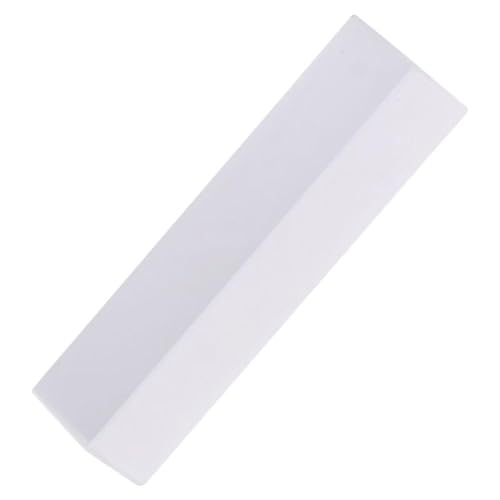 Image of 3pcs Clear Triangular Prism,Crystal Optical Glass Triangular Prism Triple Prism,Optical Prisms Glass for Teaching Light Spectrum Physics and Photography Props
