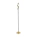 EGLO LED Stehlampe Castelpoto, Lampe Wohnzimmer touch dimmbar, schwenkbare Standleuchte, Leselampe aus Stahl in Messing-gebürstet, warmweiß, 180 cm