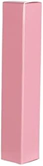 COSIDEA 50 PCS Empty Pink Lip Gloss Boxes W21 xW21 xH121mm， Cosmetic Perfume/Mascara Box Packaging, small Kraft Paper Box Luxury Holder Wrapping