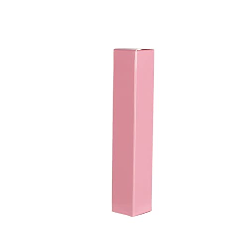 COSIDEA 50 PCS Empty Pink Lip Gloss Boxes W21 xW21 xH121mm， Cosmetic Perfume/Mascara Box Packaging, small Kraft Paper Box Luxury Holder Wrapping