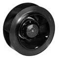 EBM-PAPST R2E225-BE51-13 Blowers AC Bkwd Curvd Motrzd Impeller RD225mm115VAC 60Hz 1.62A 185W 758CFM 75dBA 3000RPM BB, PA66,Nylon6/6 Blade