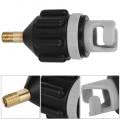 AYNEFY Adaptador de ar, 2 peças inflador de bomba de ar, prancha de surf, adaptador de canoagem, ace