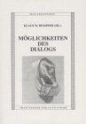 Moglichkeiten Des Dialogs: Struktur Und Funktion Einer Literarischen Gattung Zwischen Mittelalter Und Renaissance in Italien 351507953X Book Cover