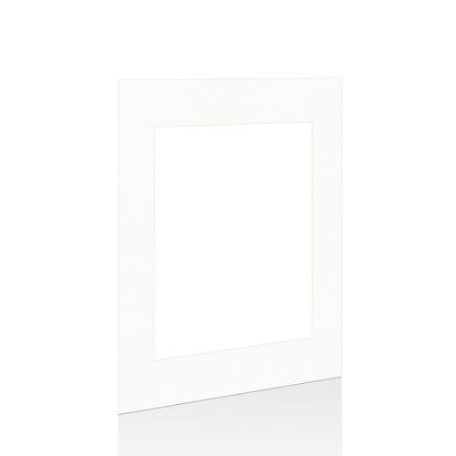 Procut Global White A1 Picture Mounts - Fits A2 Photo Size