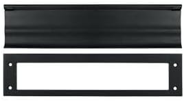 Deltana Mail Slot with Rear Access Finish: Black