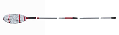 rubbermaid microfiber twist mop kit with 2 refills kit machine washable built-in wringer lightweight safe for all floor types deep cleaning for homebathroomgarageoffice