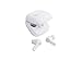 Morpheus 360 Pulse HD Wireless Earbuds, Hybrid Noise Cancelling, Wireless Microphone, Bluetooth 5.2 Wireless Ear Buds, One Touch Media Control, Waterproof, Recharging Earbud Case - TW7800W, White