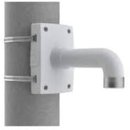 01473-001, T91B67 Alum Pole Mount for Fixed Dome Cameras, for Poles with 65-165mm Dia, in/Out Door