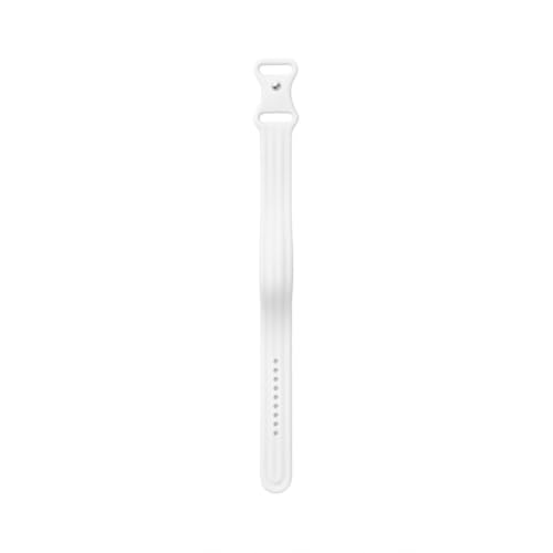 Image of Premium Silicone Band Compatible with Google Fitbit air, Removable Soft Belts for Fitbit air Wristband, Smartwatch Band for Men & Women (White)