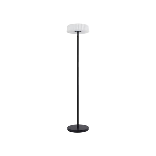 Lindby LED Lampe solaire extérieur Samine à intensité variable (Moderne) en Noir Métal (1 lampe,à), lampe jardin