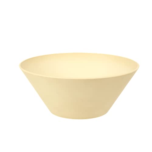 rebirth(リバース) ナチュラルシリーズ サラダボウル 19×7.8cm 日本製 プラスチック 軽い 割れにくい 食洗機 電子レンジ対応 (ベージュ)