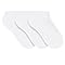 SELENE Kit 3 Meia Sapatilha Confortável Esportiva Unissex Adulto, 3 Branco, 34-39