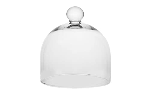 Campana Cupola Cloche in Vetro Trasparente cod.CC00169ZZ cm 17 h diam.16 by Varotto & Co.