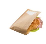 ELAG-Sac à Sandwich-ELAG SNACKPochetta Medium nature 143 x 210 + 20 mm -Avec Serviette - 300 pièces par boîte