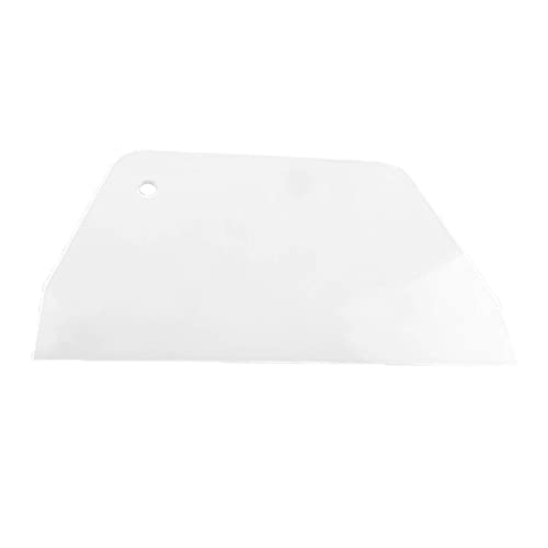 Topyond Grattoir à Pâte De Cuisine – Grand Coupe-pâte Trapézoïdal Multifonction en ABS 19,3 X 12,7 Cm, Parfait pour la Cuisson du Pain, des Pâtisseries Et des Pizzas