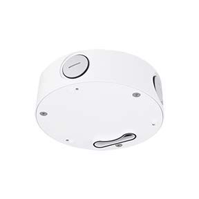 VIVOTEK AM-713 Outdoor Conduit Box for Dome Cameras, Bracket, Aluminium, White