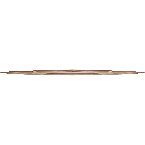 Image of Ekena Millwork 34 inchOD x 13 1 /8 inchID x 1 /4 inchT Eleanor Wood Fretwork Pierced Ceiling Medallion, Birch