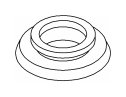 Serrure 253t 77172 de remplacement pour porte de WC et mécanisme de fermeture sanitaire