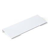 Richboom Acrylic Tilted Computer Keyboard Holder for Easy Ergonomic Typing, Keyboard Stand for Office Desk, Home, School, White
