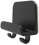 For Kindle Holder, Multifunctional Support, ABS Materials, Kindle Stand Holder for Tablets, Kitchen Hooks, Accessories Rack, for Kitchen, Bathroom and Bedroom (Kindle, Black)