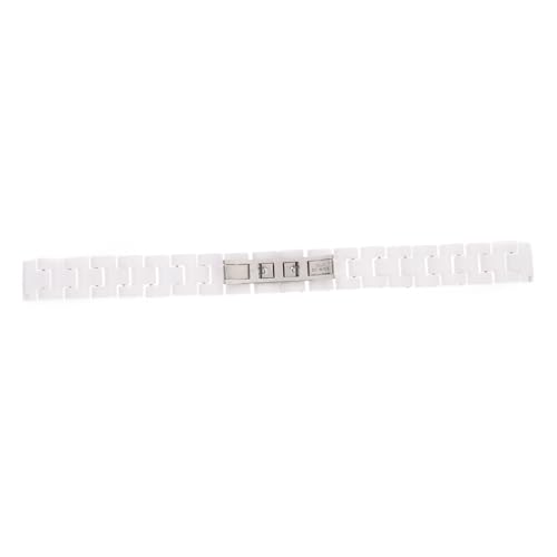 Correa de reloj de cerámica blanca accesorio de repuesto estilo pulsera marca KOMBIUDA