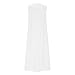 Women's Casual A Line V Neck Sundress Loose Fit 2026 Summer Cotton Linen Dress Sleeveless Button Down Dresses White